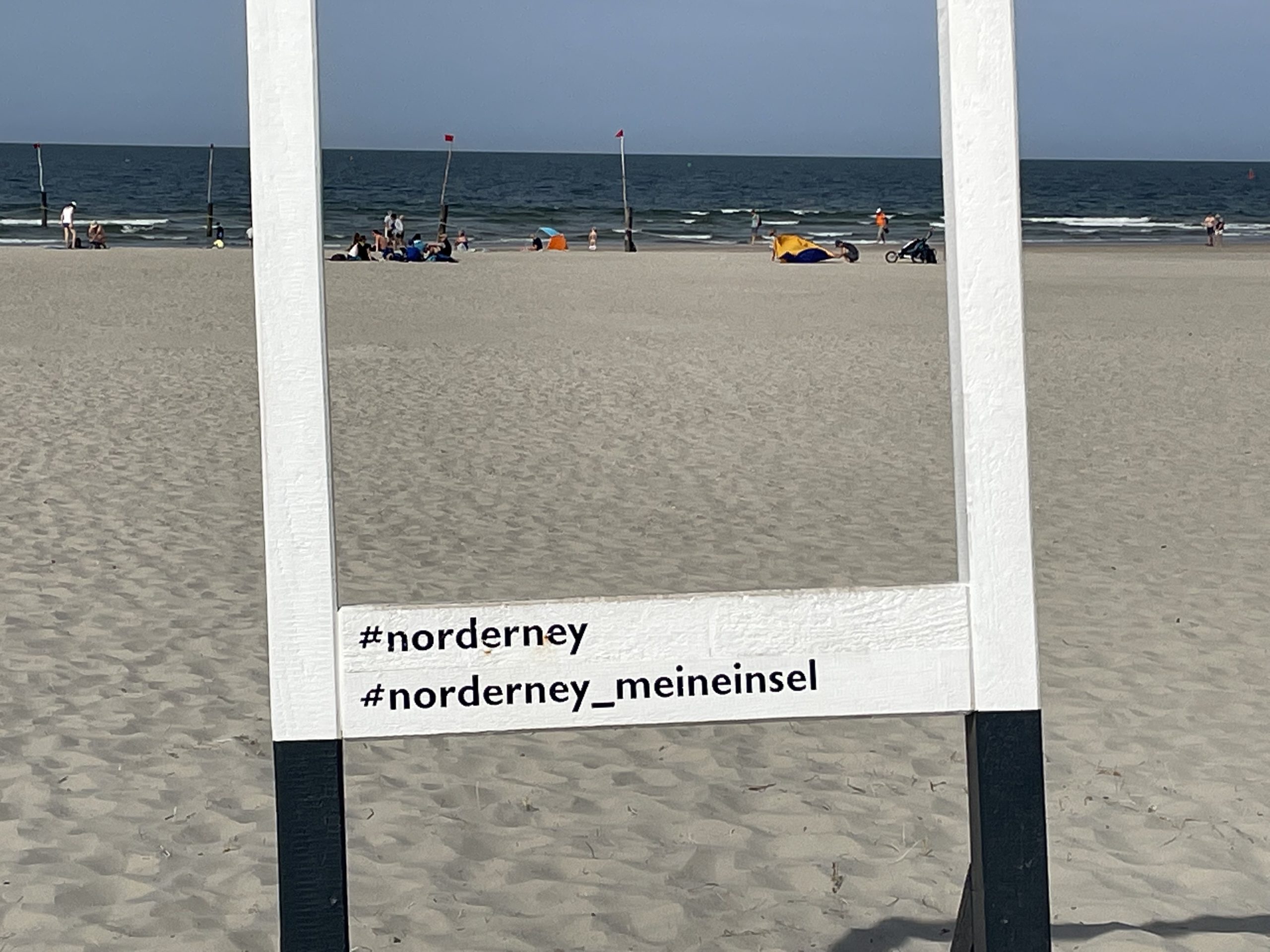 Fotorahmen-Motiv auf Norderney